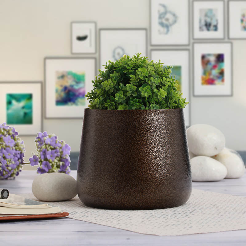 Buy Nita Handcrafted Planter - Brown Pots & Planters from Vaaree