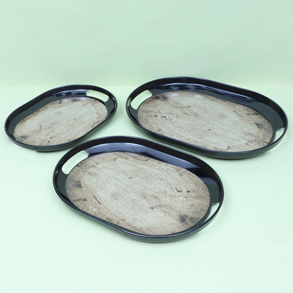 Buy Nilva Serving Tray - Set Of Three Serving Tray from Vaaree