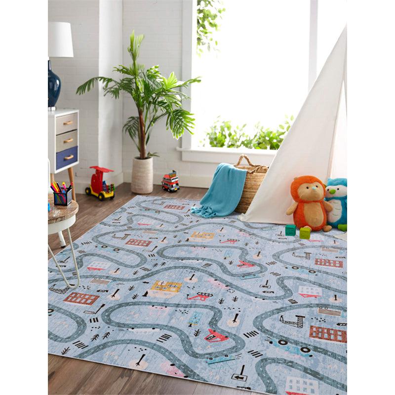 Buy The Way Home Carpet - Blue Carpet from Vaaree