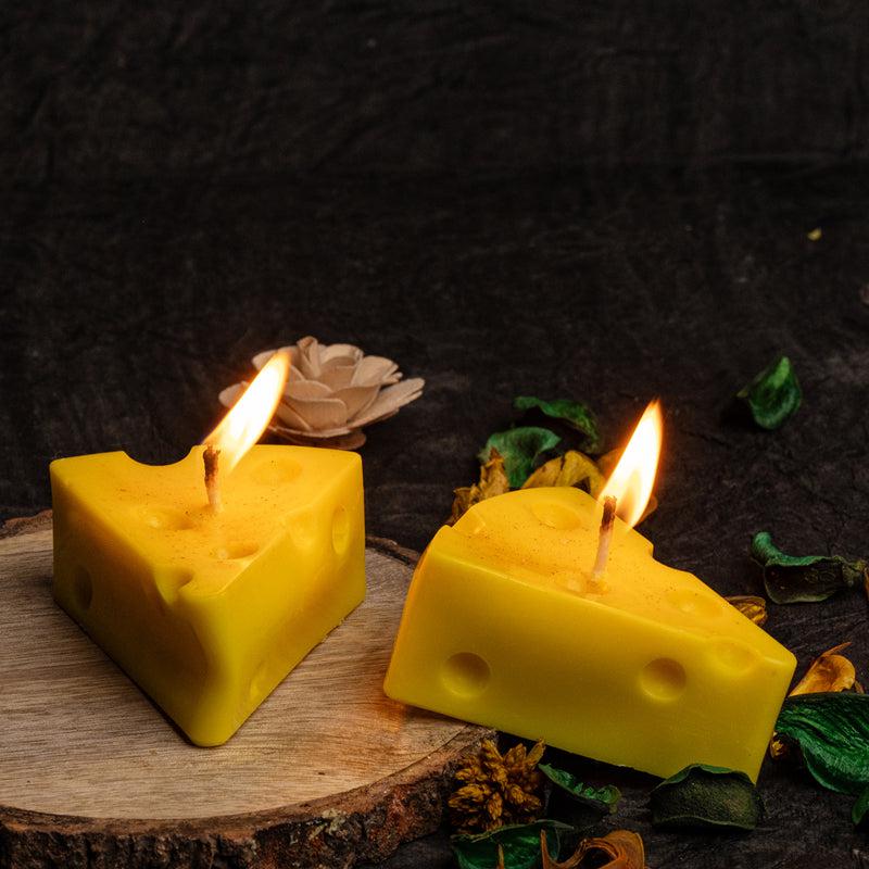 Buy Yummy Cheese Cinnamon Scented Candle - Set Of Two Candles from Vaaree