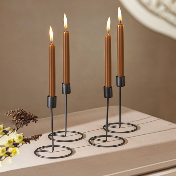 Buy Baia Tealight Candle Holder (Black) - Set of Four Tea Light Candle Holders from Vaaree