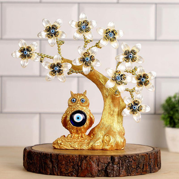 Buy Owl Feng Shui Tree Of Life Showpiece Showpieces from Vaaree