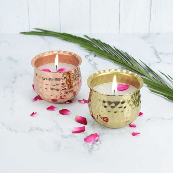 Buy Minita Vanilla Scented Festive Tealight Candle - Set Of Two Candles from Vaaree