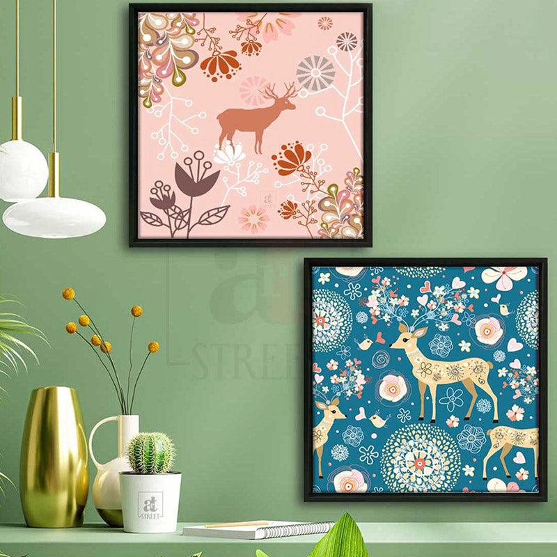 Buy Darlo Wall Art - Set Of Two Wall Art & Paintings from Vaaree