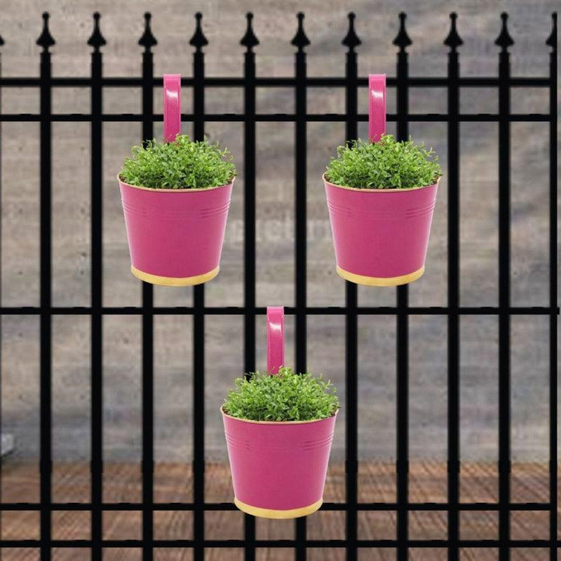 Buy Lush Glow Planter (Pink) - Set Of Three Pots & Planters from Vaaree