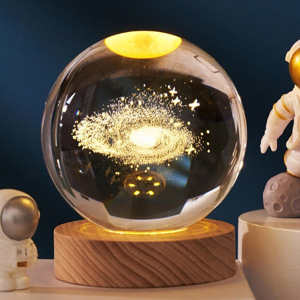 Buy Crystal Ball Galaxy Led Table Lamp Table Lamp from Vaaree