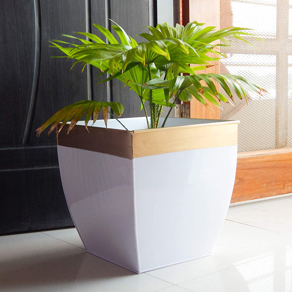 Pots & Planters - Yula Goldo Planter (White) - Set Of Two