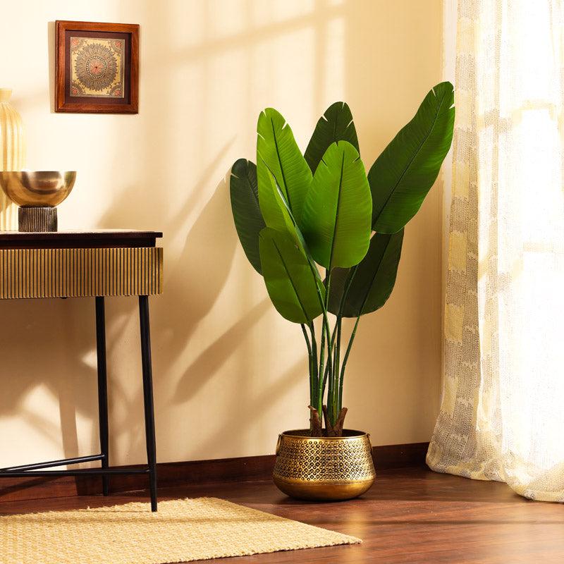 Buy Artifiical Banana Tree With Pot - 3.9 Feet Artificial Plants from Vaaree