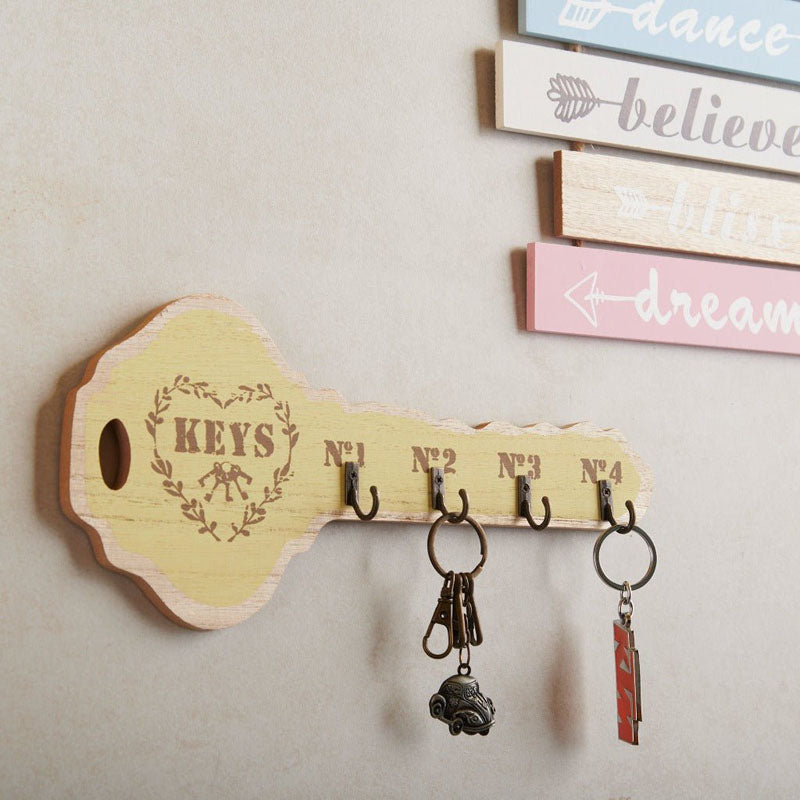 Buy House Master Key Holder - Yellow Hooks & Key Holders from Vaaree