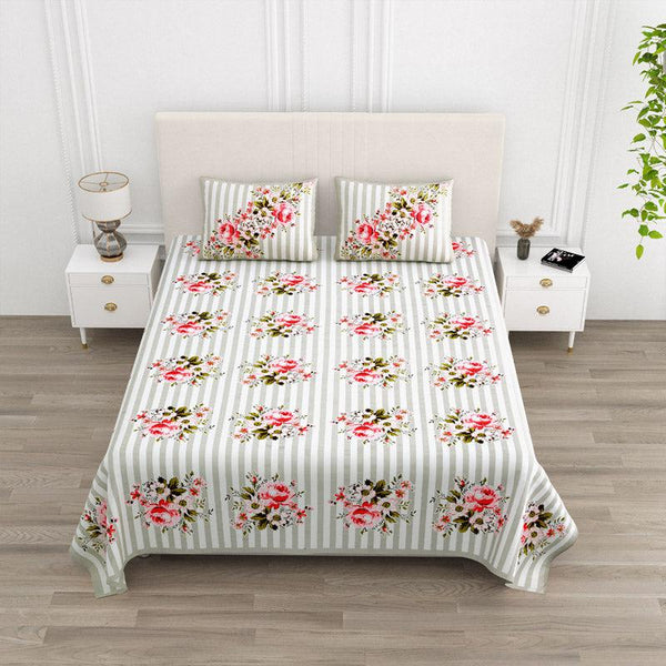 Buy Oliver Floral Bedsheet - Cream Bedsheets from Vaaree