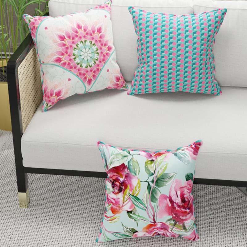 Buy Malen Cushion Cover - Set of Three Cushion Cover Sets from Vaaree