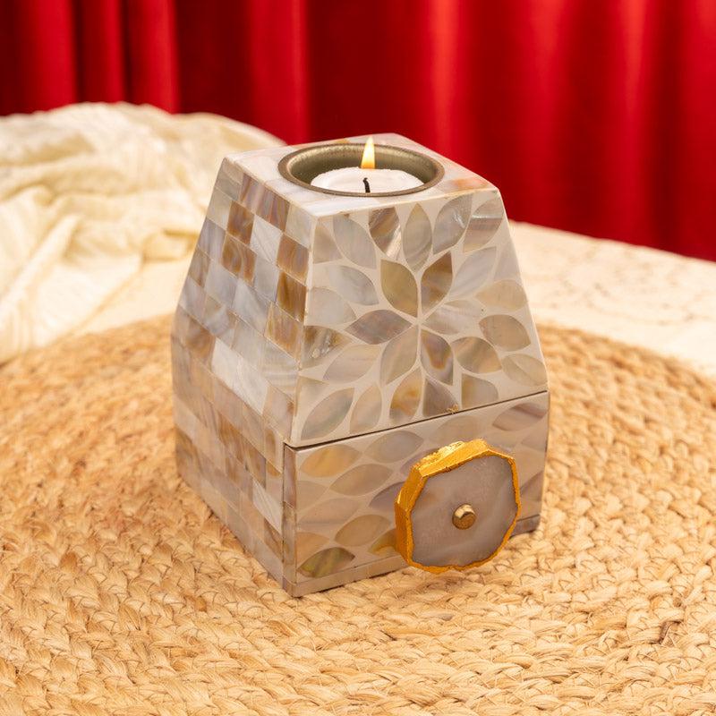 Buy Vajra Candle Holder With Drawer Candle Holders from Vaaree