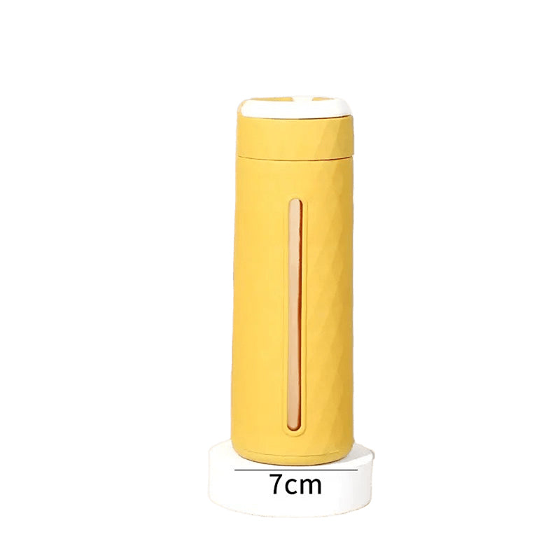 Bottle - Glimmer Sip Water Bottle (420 ML) - Yellow