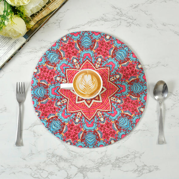 Table Mat - Subala Round Placemat - Set Of Six