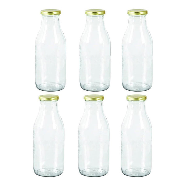 Buy Risha Milk Bottle (1000 ML) - Set Of Six Bottle from Vaaree