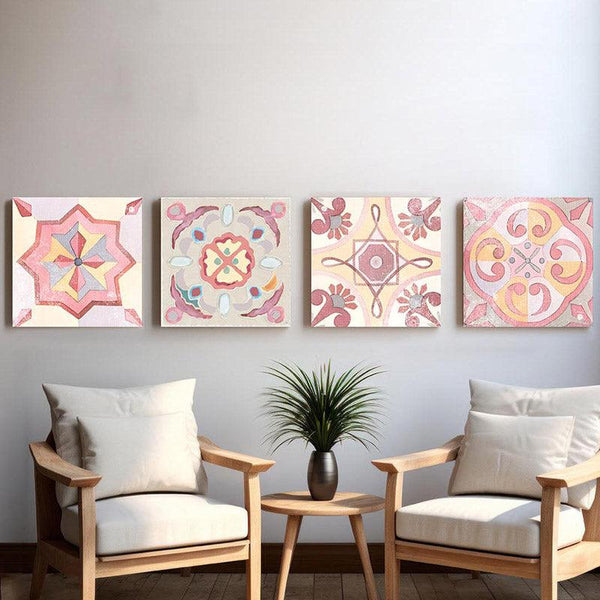 Buy Francesca Abstract Wall Art - Set of Four Wall Art & Paintings from Vaaree