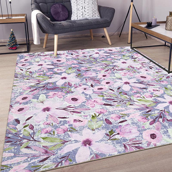 Buy Abigail Floral Carpet - Pink Carpet from Vaaree