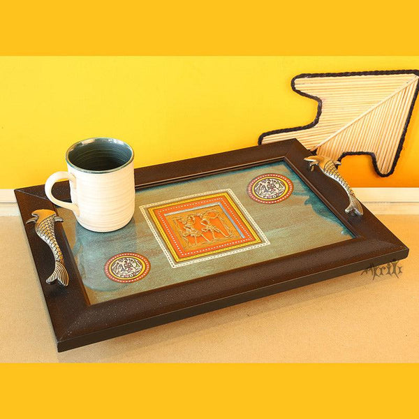 Buy Kashvi Handcrafted Serving Tray Serving Tray from Vaaree