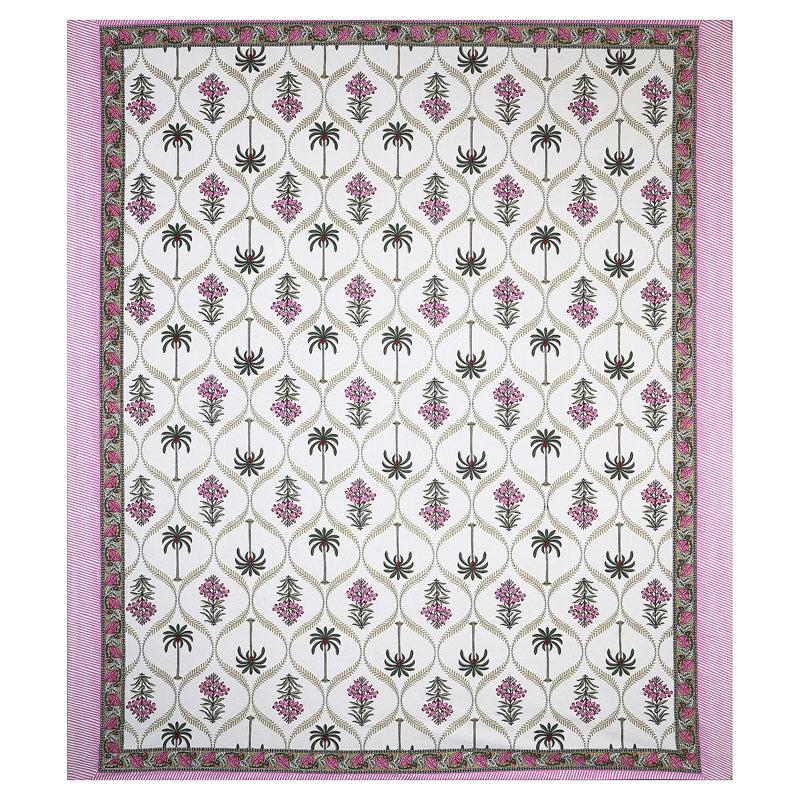 Buy Amoda Ethnic Bedsheet - Pink Bedsheets from Vaaree