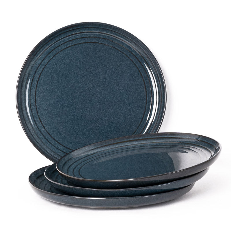 Buy Estia Dinner Plate (Saphire Blue) - Set Of Four Dinner Plate from Vaaree