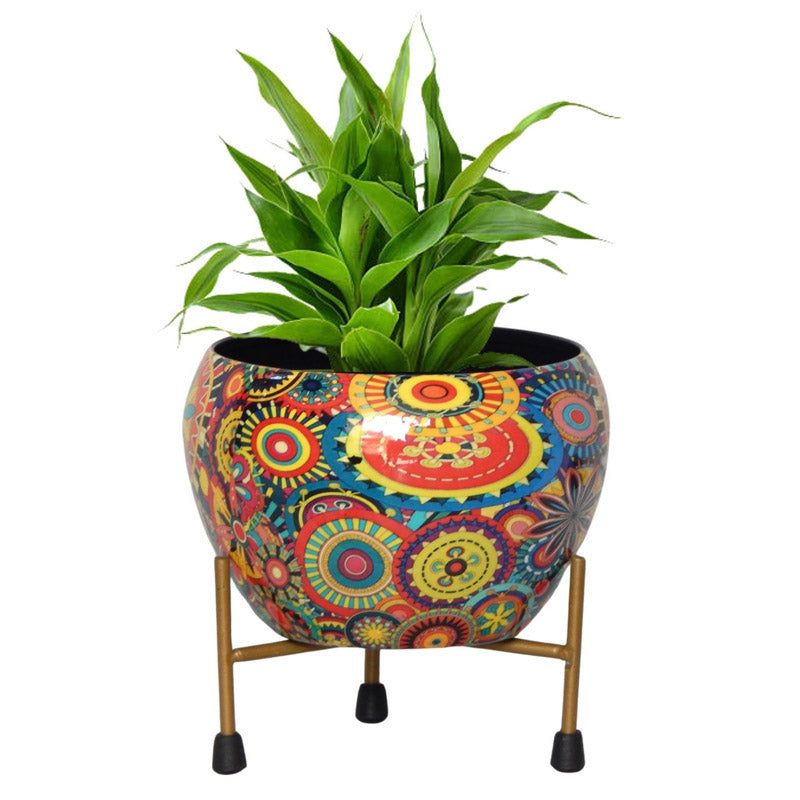 Buy Kairali Ethnic Planter With Stand Pots & Planters from Vaaree