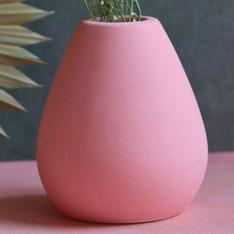 Buy Yelena Ceramic Vase - Pink Vase from Vaaree