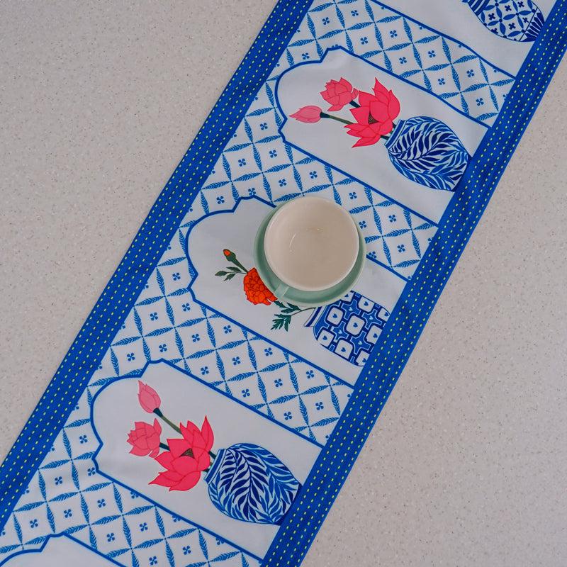 Buy Indigo Pottery Table Runner Table Runner from Vaaree