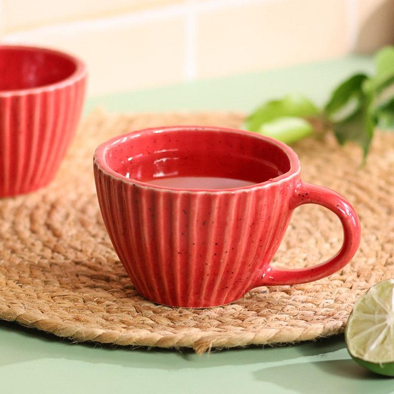 Buy Apra Ceramic Cup (230 ML) - Set of Four Mug & Tea Cup from Vaaree