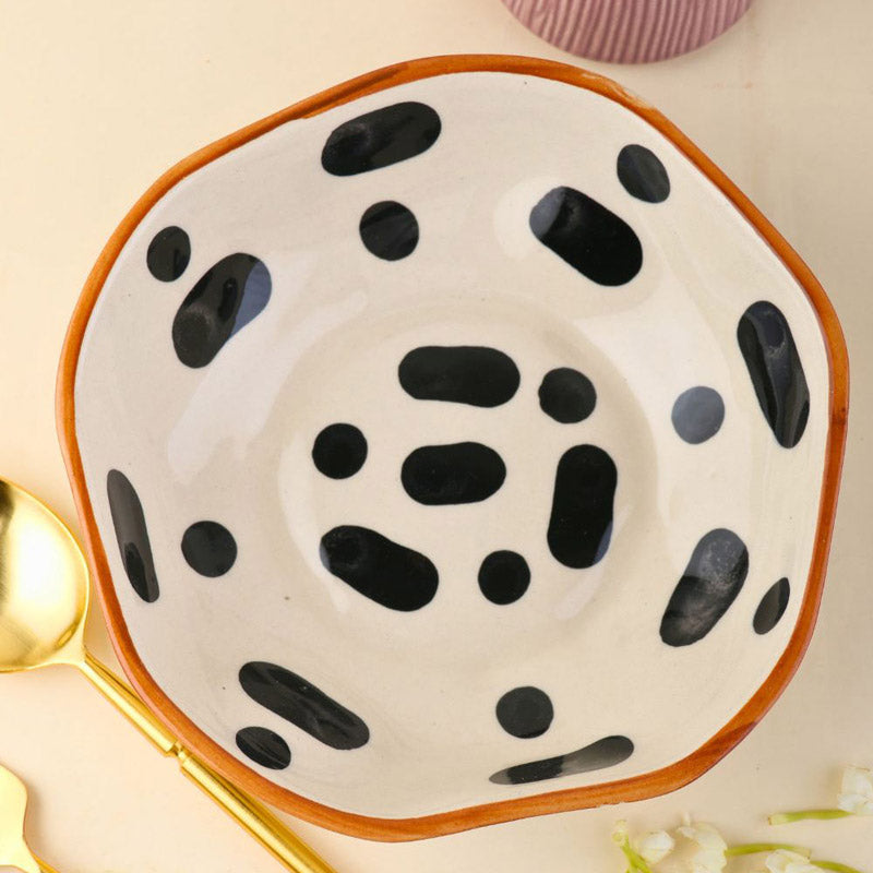 Buy Polka Stroke Serving Bowl (500 ML) - Set of Six Bowl from Vaaree