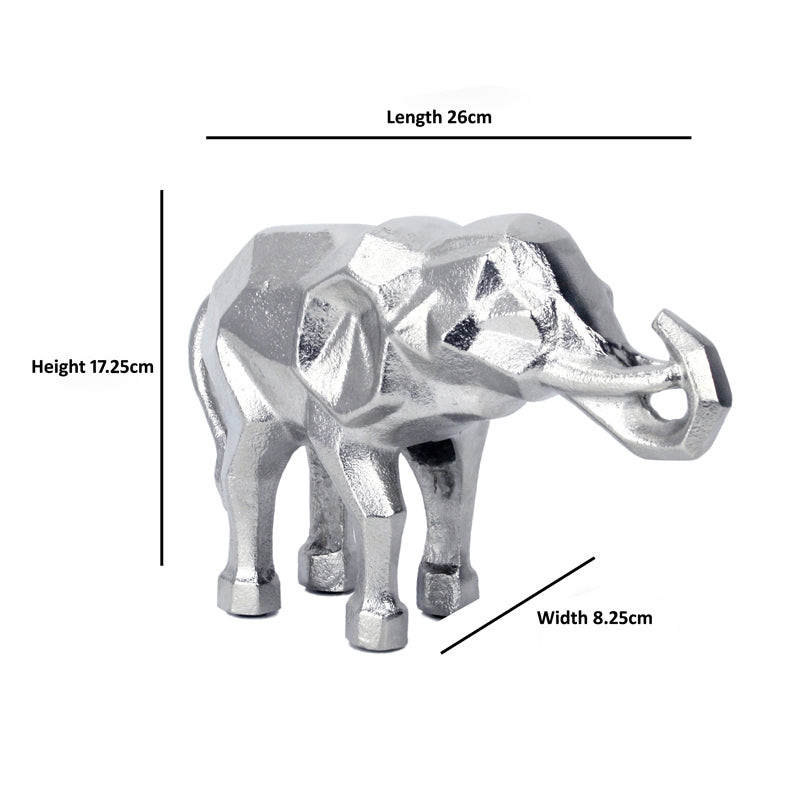 Buy Fancy Ellie Aluminium Showpiece - Silver Showpieces from Vaaree