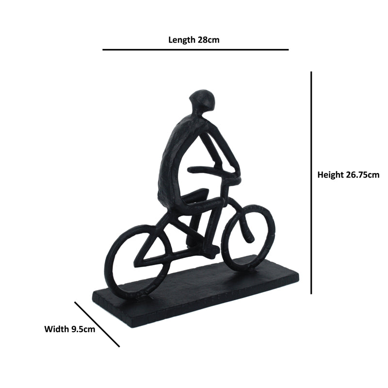 Buy Cycling All Day Showpiece - Black Showpiece from Vaaree