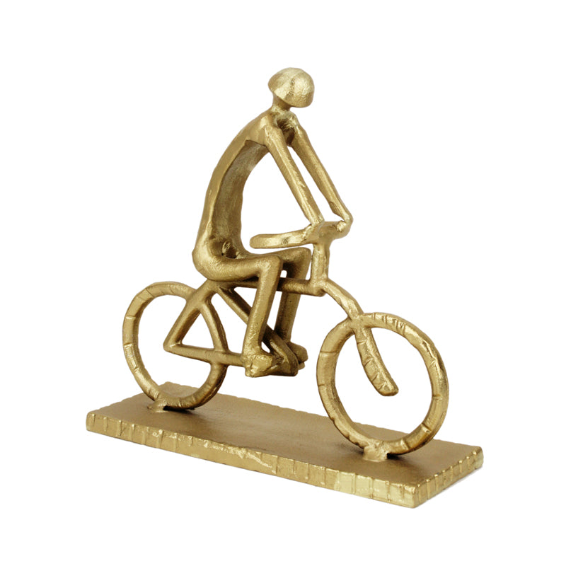 Buy Cycling All Day Showpiece - Gold Showpiece from Vaaree