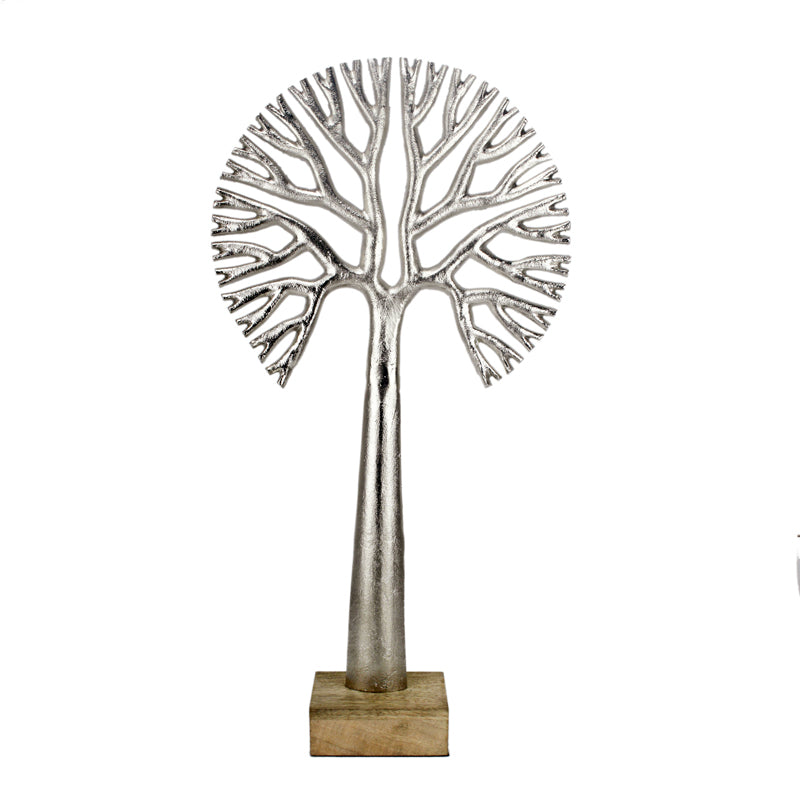 Buy Masai Agna Tree Showpiece - Silver Showpieces from Vaaree