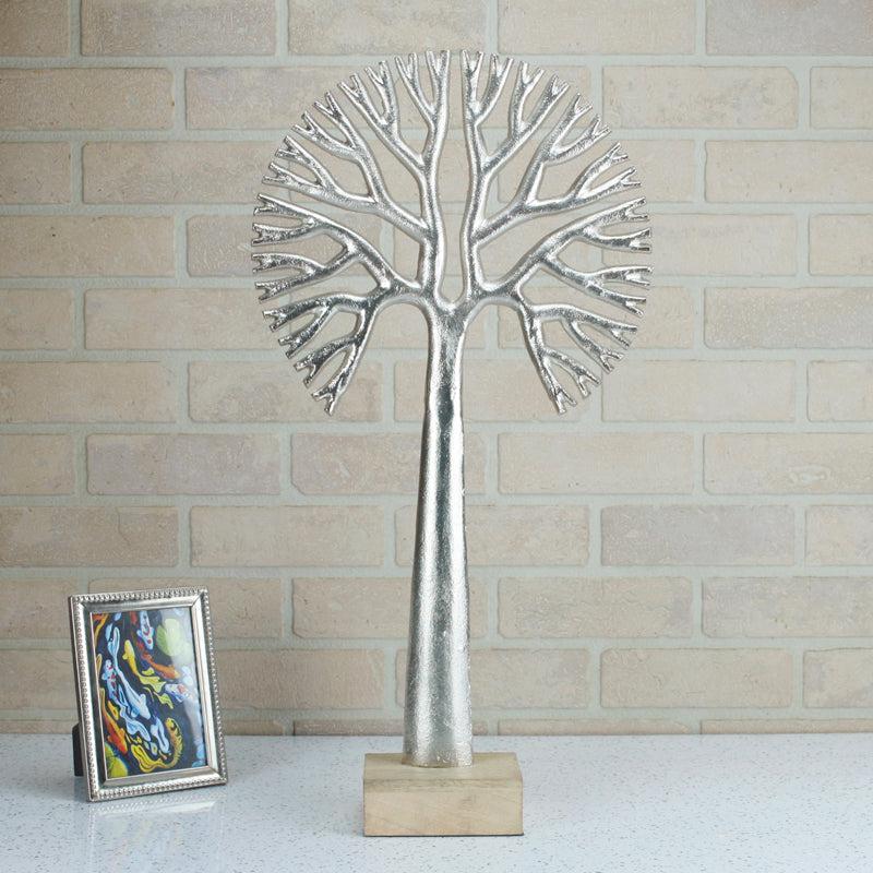 Buy Masai Agna Tree Showpiece - Silver Showpieces from Vaaree