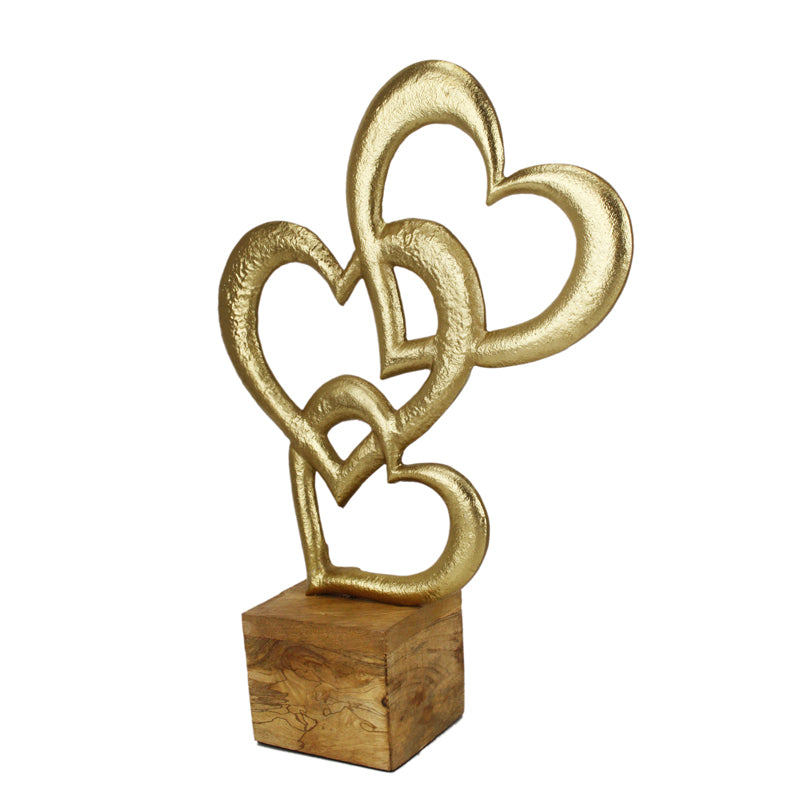 Buy Lovely Loop Showpiece - Gold Showpieces from Vaaree