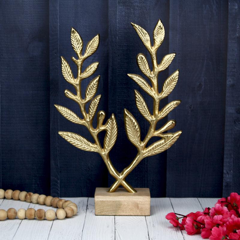 Buy Gardenia Glam Showpiece - Gold Showpieces from Vaaree