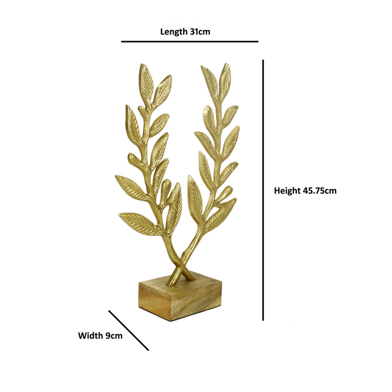 Buy Gardenia Glam Showpiece - Gold Showpieces from Vaaree