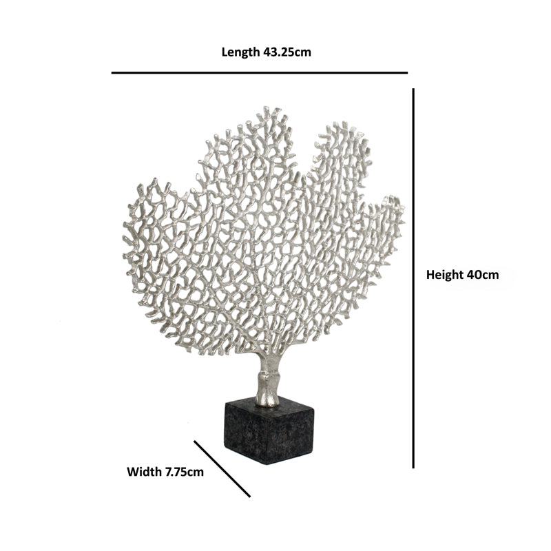 Buy Hritha Tree Showpiece - Silver Showpiece from Vaaree