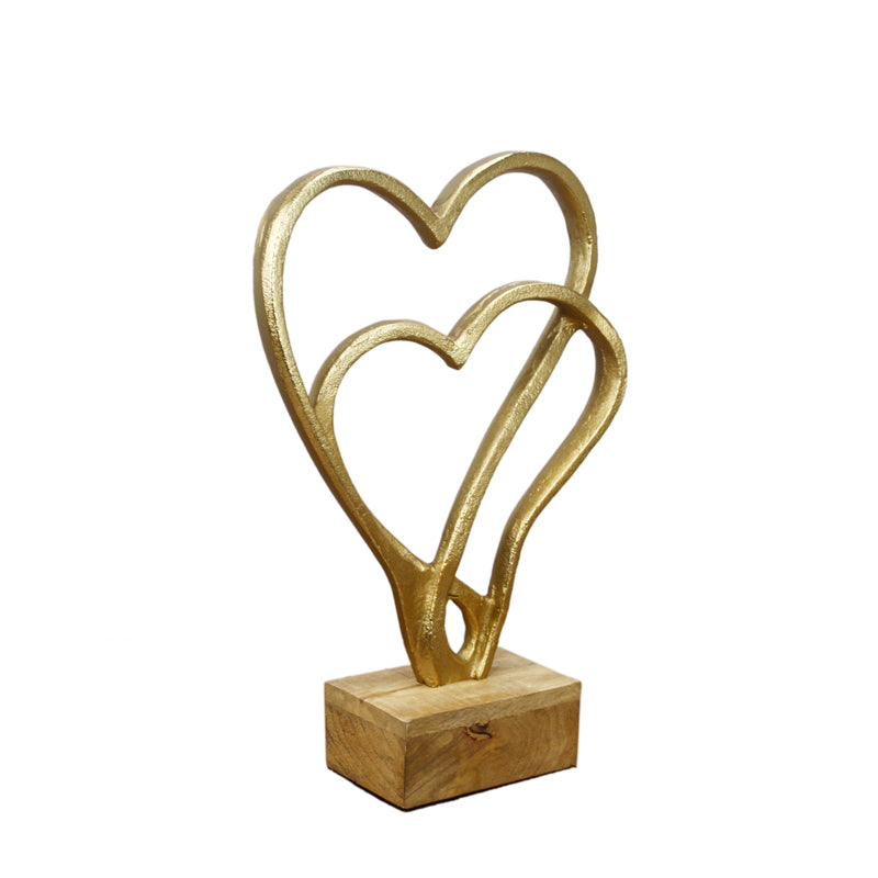 Buy Love Lamore Showpiece - Gold Showpieces from Vaaree