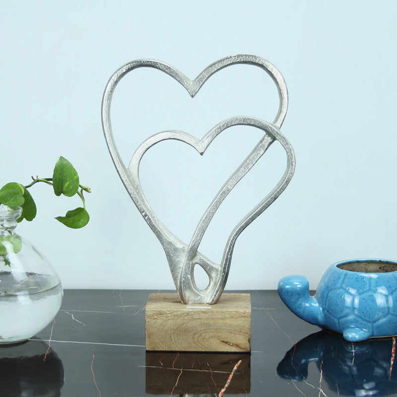 Buy Love Lamore Showpiece - Silver Showpieces from Vaaree