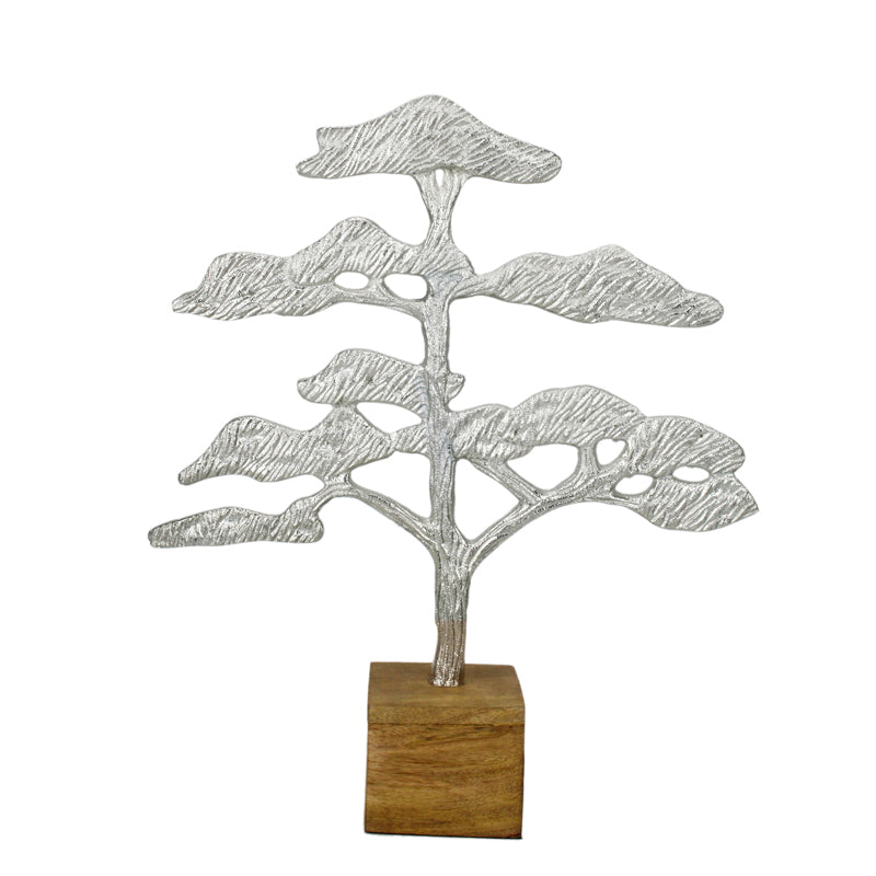 Buy Glamo Tribal Tree Showpiece - Silver Showpieces from Vaaree