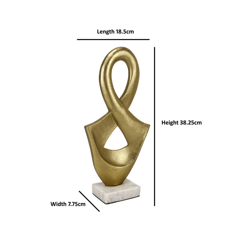 Buy Abstract Gala Showpiece - Gold Showpieces from Vaaree