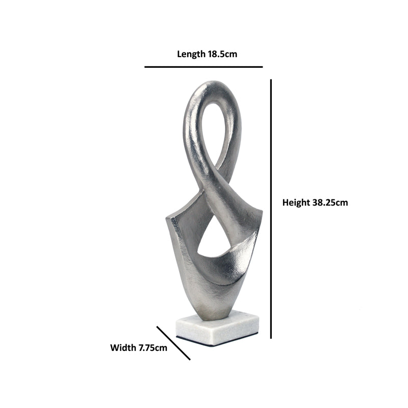 Buy Abstract Gala Showpiece - Silver Showpieces from Vaaree