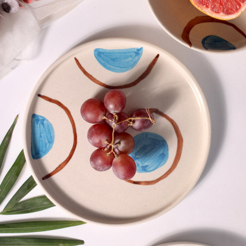 Buy Ring & Brick Platter - Set Of Four Platter from Vaaree