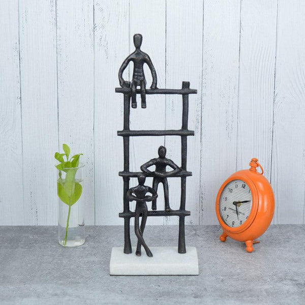 Buy Ecletta Ladder Showpiece - Black Showpieces from Vaaree