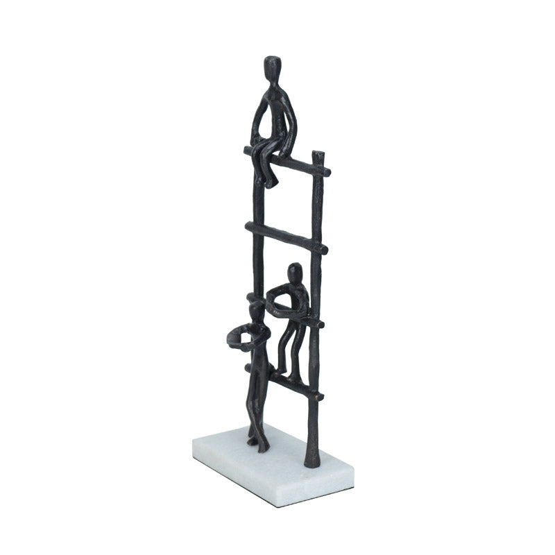 Buy Ecletta Ladder Showpiece - Black Showpieces from Vaaree