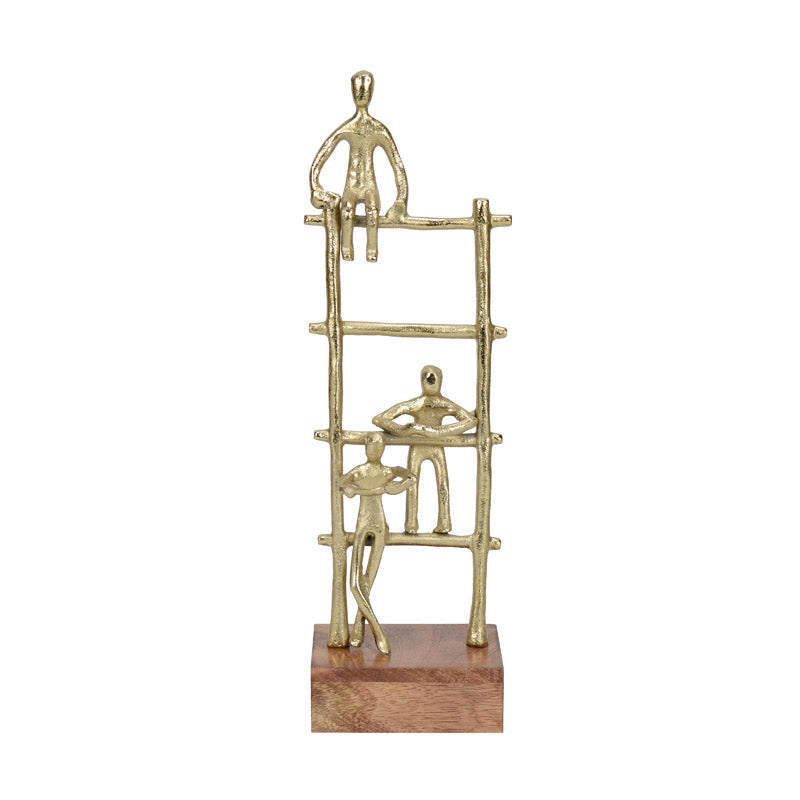 Buy Ecletta Ladder Showpiece - Gold Showpiece from Vaaree