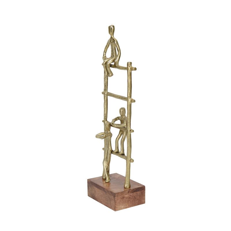 Buy Ecletta Ladder Showpiece - Gold Showpiece from Vaaree