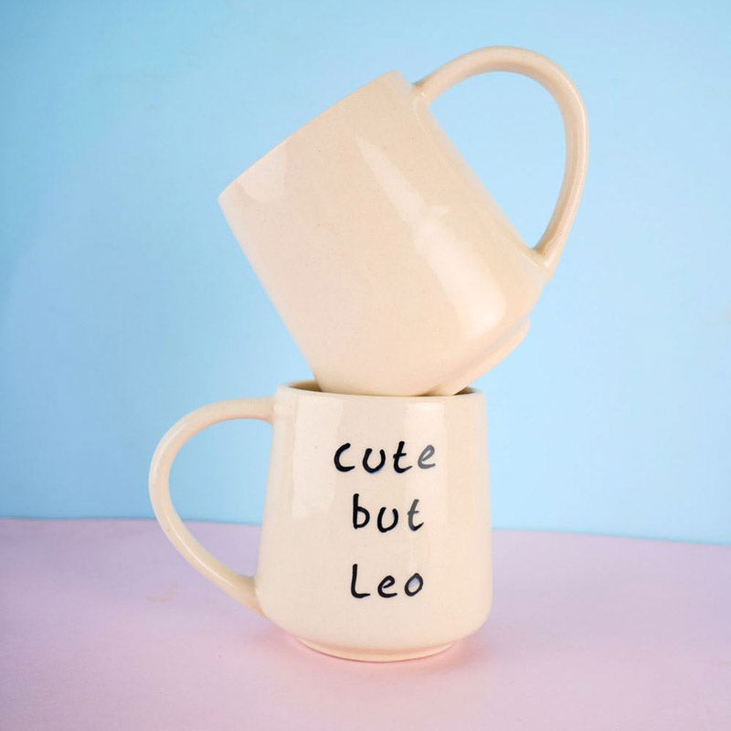 Buy Cute But Leo Cup - 250 ML Mug & Tea Cup from Vaaree