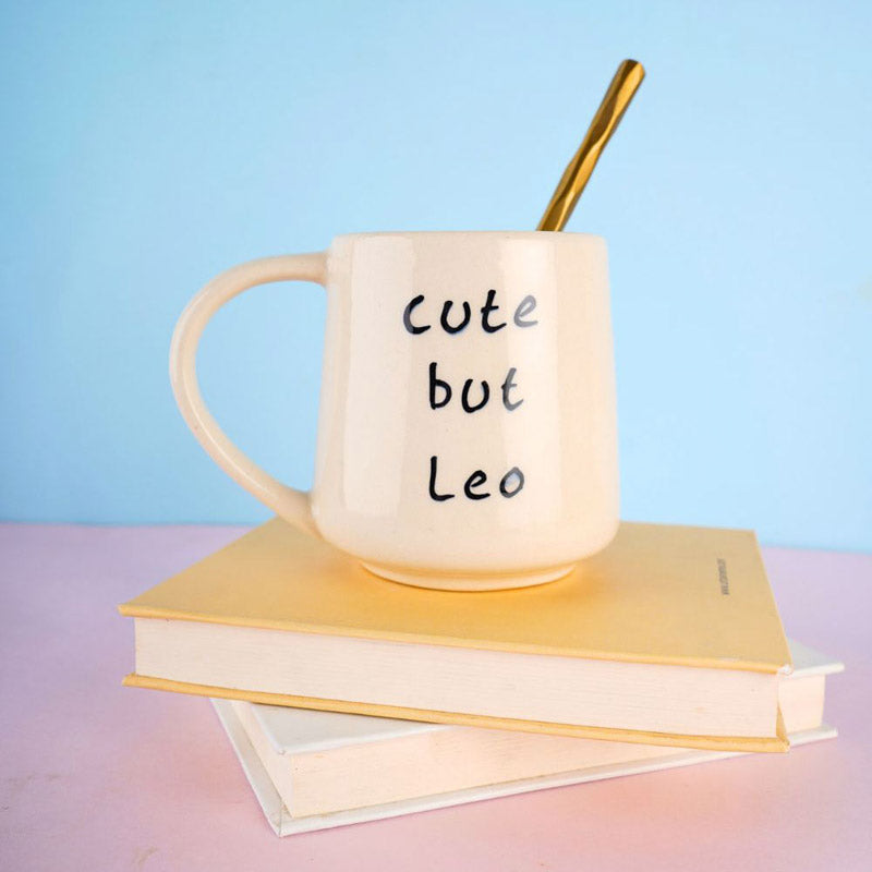 Buy Cute But Leo Cup - 250 ML Mug & Tea Cup from Vaaree